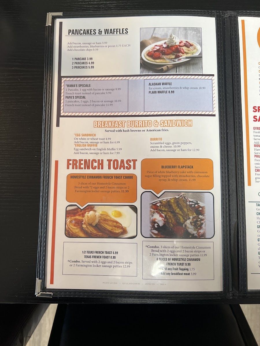 Menu Pk Cafe Formerly Kersh Cafe-3