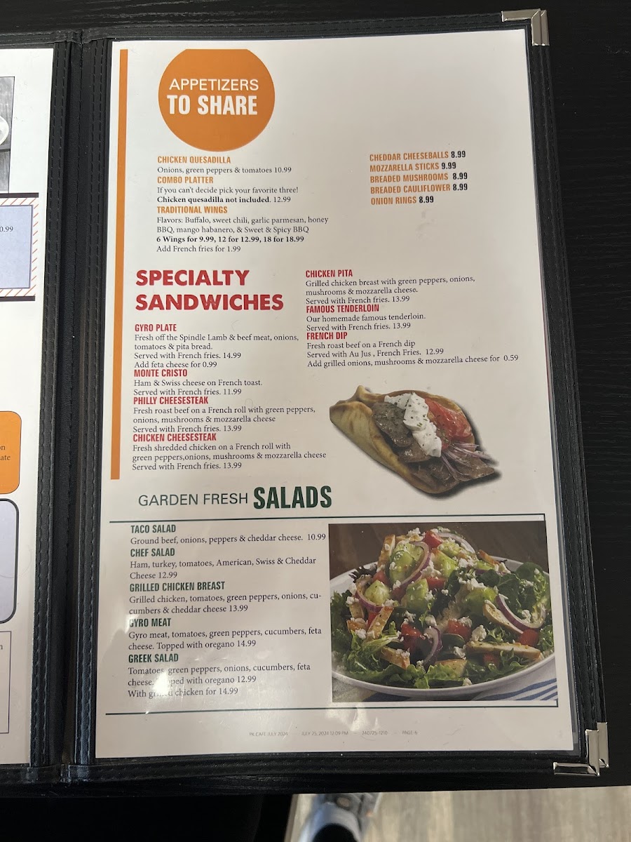 Menu Pk Cafe Formerly Kersh Cafe-4