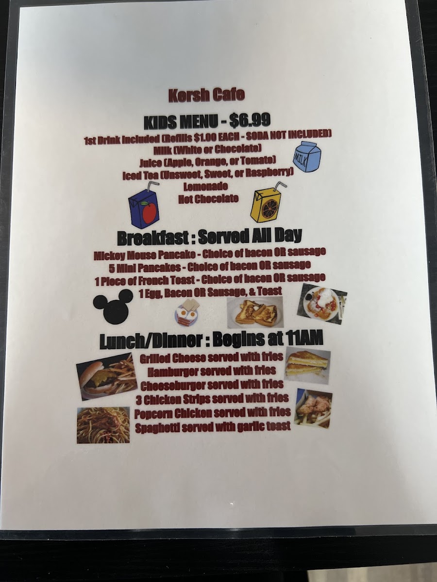 Menu Pk Cafe Formerly Kersh Cafe-9
